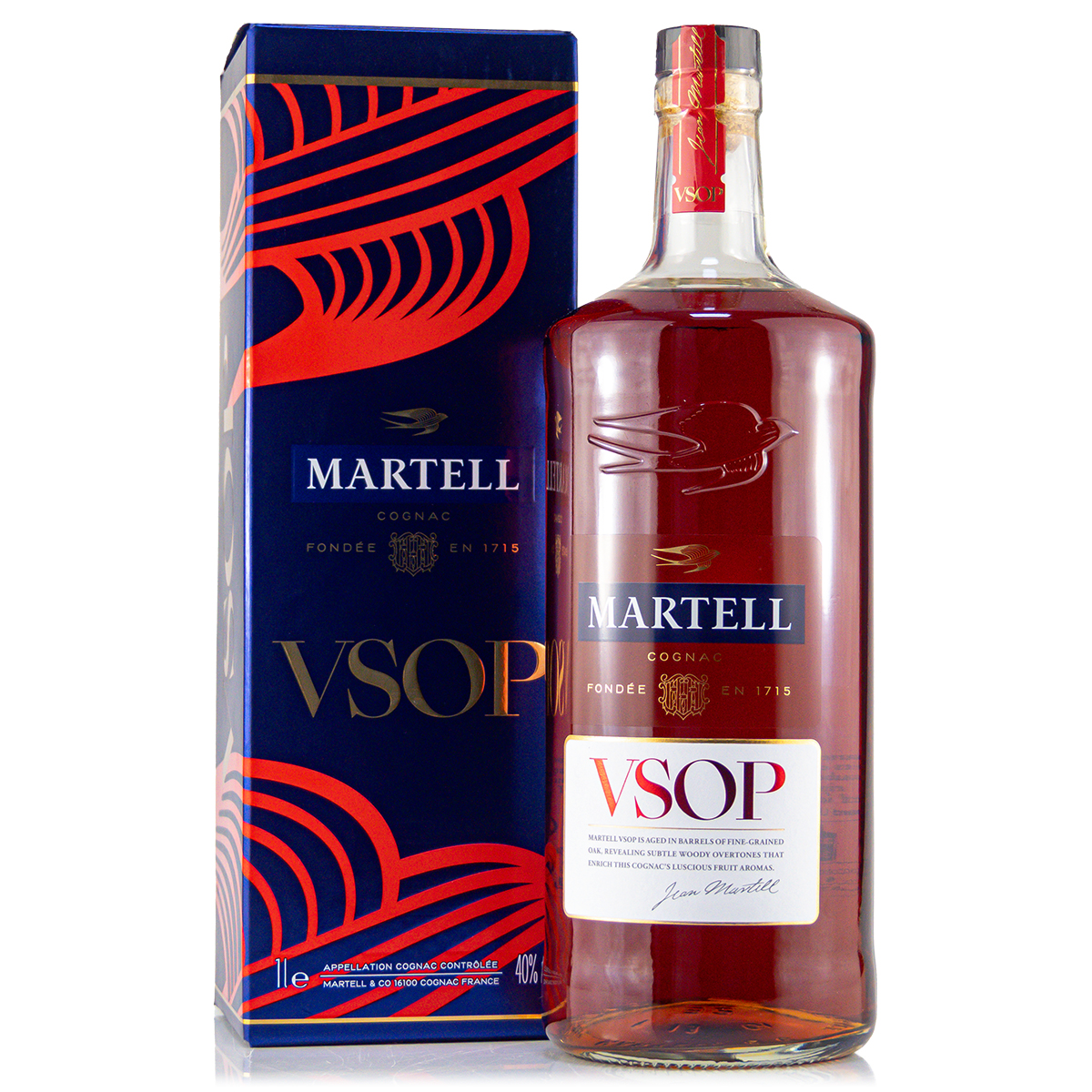 Martell VSOP Cognac 1 Liter 40%vol. Martell VSOP Cognac 1 Liter 40%vol.