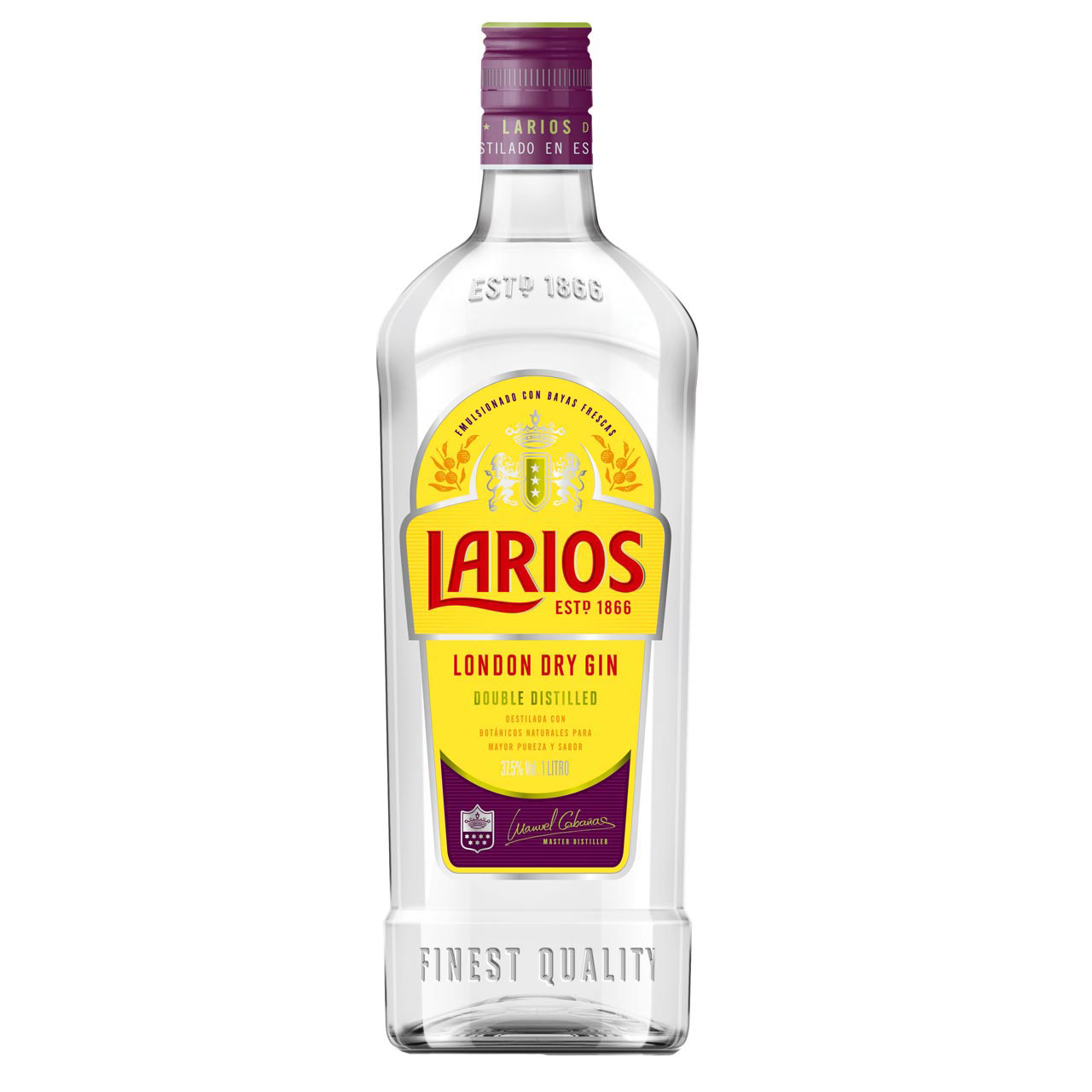 Larios London Dry Gin 1 Liter 37,5%vol. Larios London Dry Gin 1 Liter 37,5%vol.