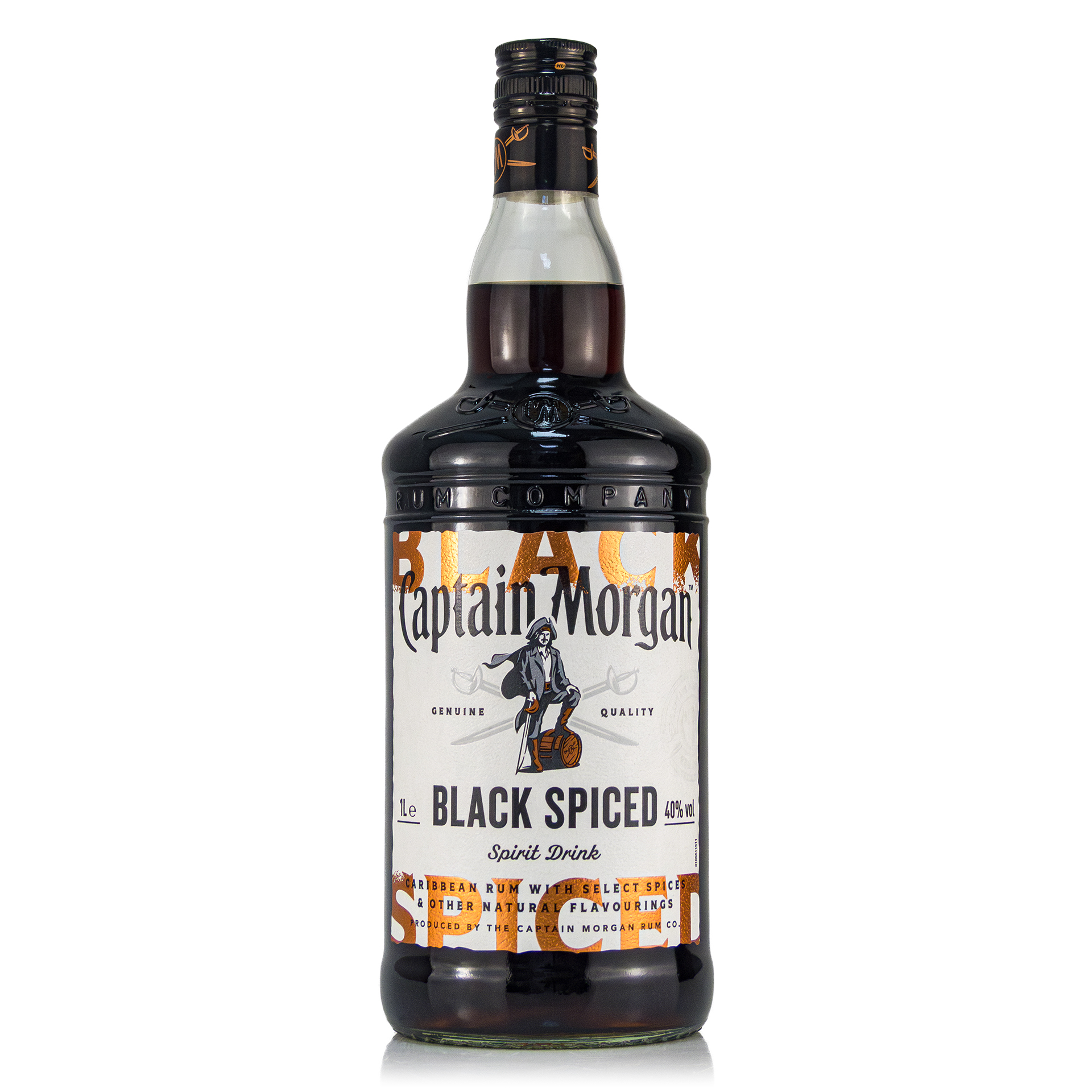 Captain Morgan Black Spiced 1 Liter 40%vol.