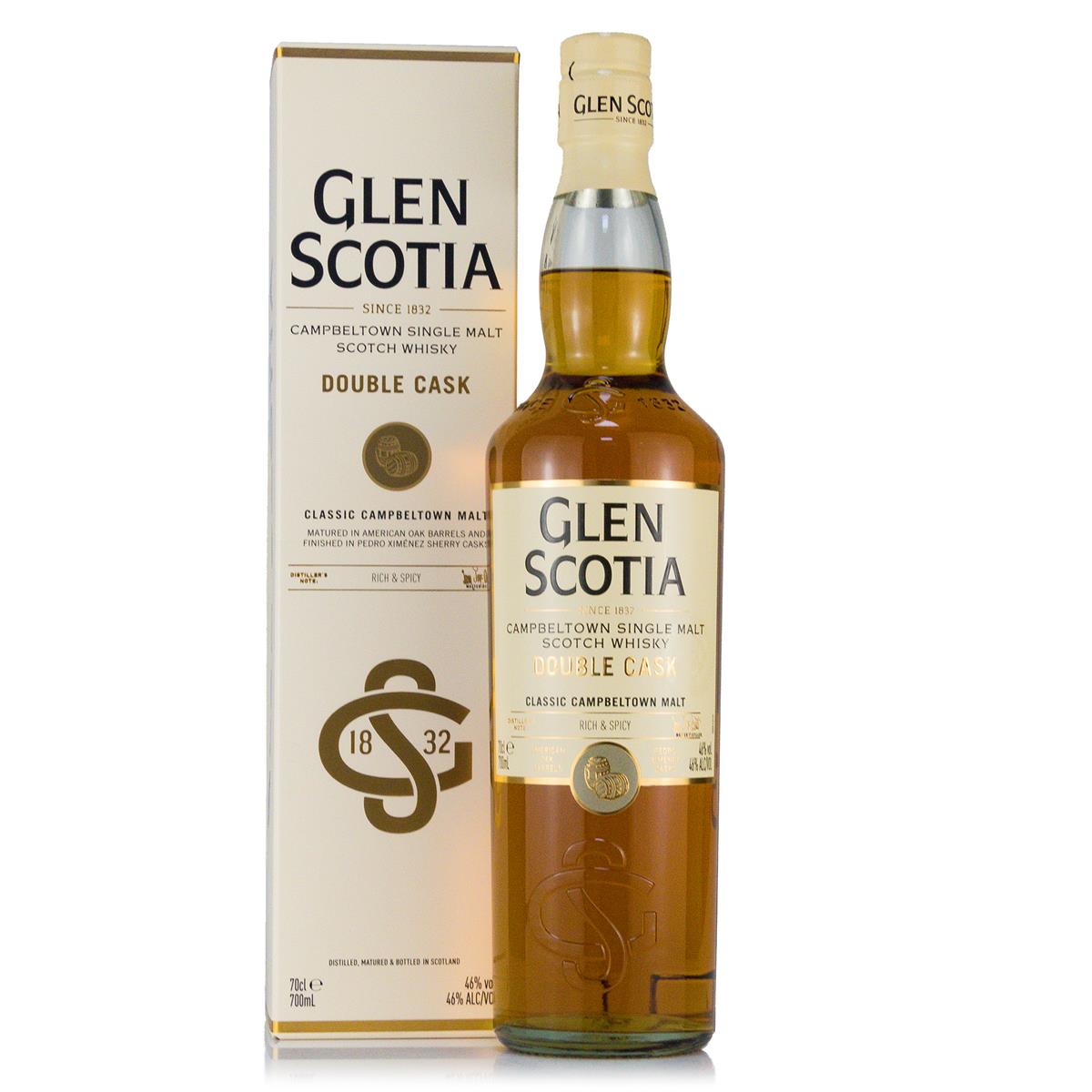 Glen Scotia Double Cask 0.7 liters 46% vol. Glen Scotia Double Cask 0.7 liters 46% vol.