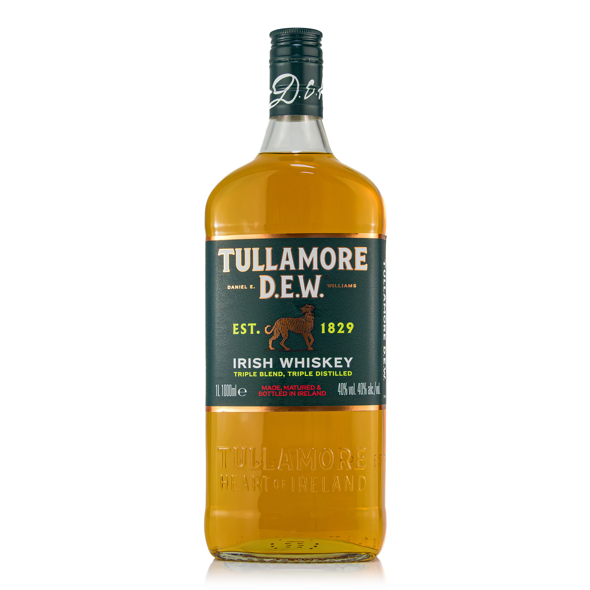 Tullamore Dew Irish Whiskey 1 Liter 40%vol.