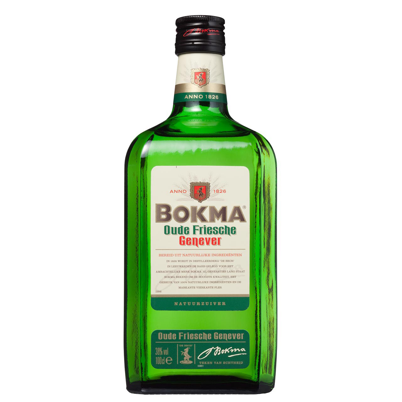 Bokma Oude Genever 1 Liter 38%vol.