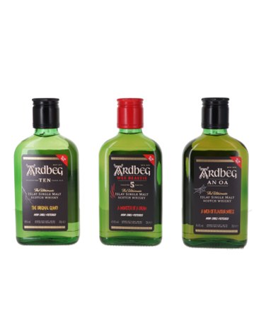 Ardbeg Monsters of Smoke Whisky Set 46.7%vol (3 x 20cl)
