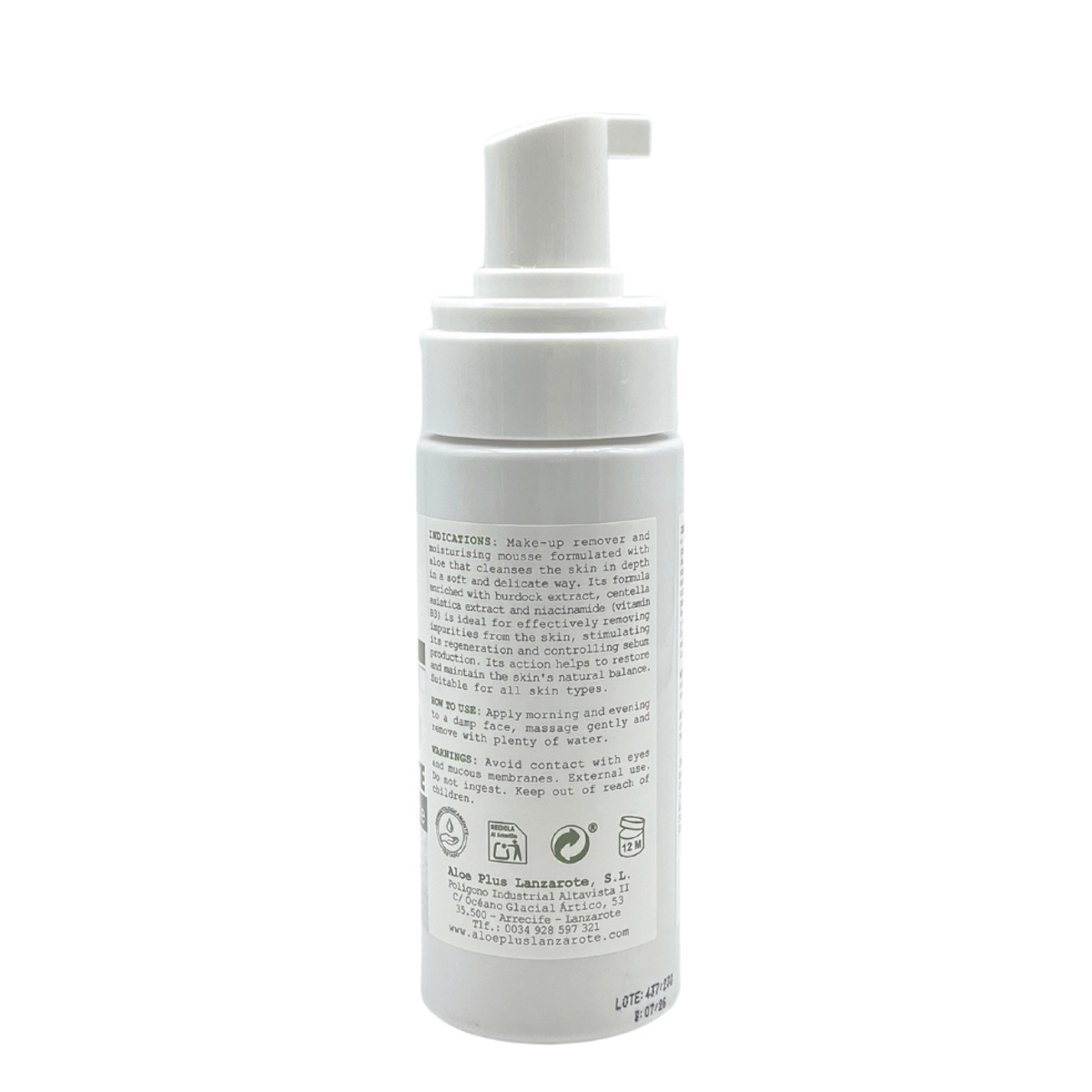 Aloe Vera Facial Cleansing Foam 150 ml