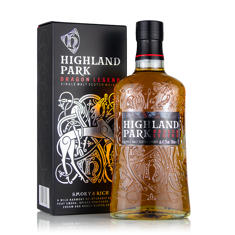 Highland Park Dragon Legend 43.1% vol. 0.7 liters Highland Park Dragon Legend 43.1% vol. 0.7 liters