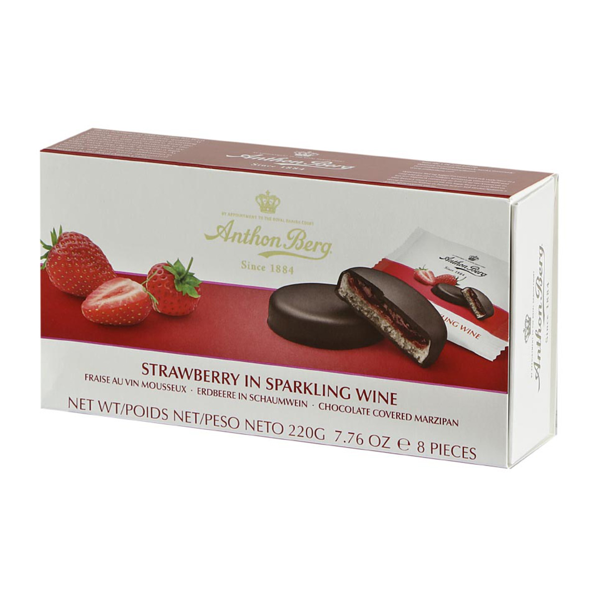Anthon Berg  Strawberry  in Champagner 220g