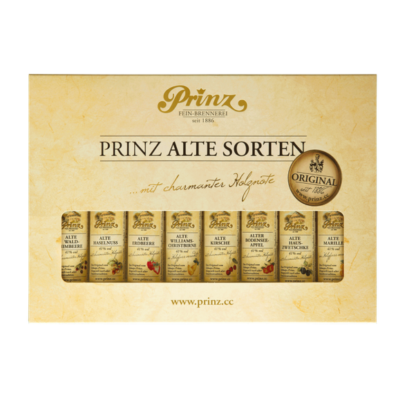Prinz Die kleinen Feinen "Alte Sorten" 8er Set 41%vol. 0.32Liter