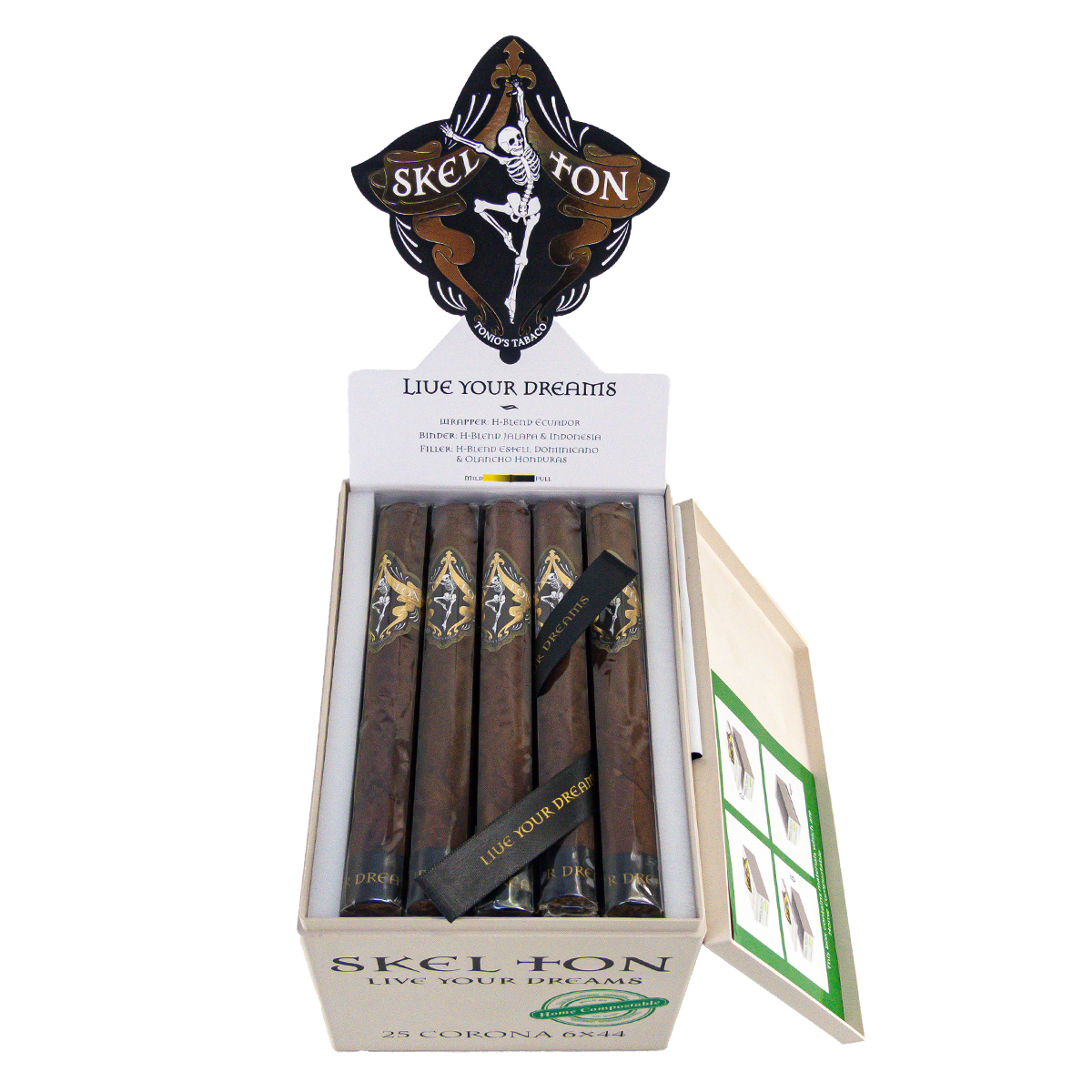 Skel Ton Live Your Dreams Robusto 25er