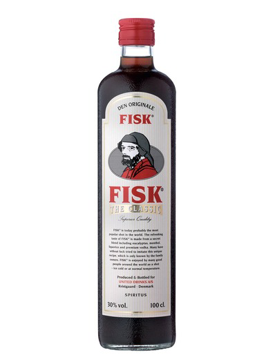 Fisk Classic Lakritz Vodka Shot 30% 1 Liter 