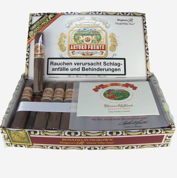 A.Fuente Rosado Sungrown R "Fifty-Two"Robusto 25er