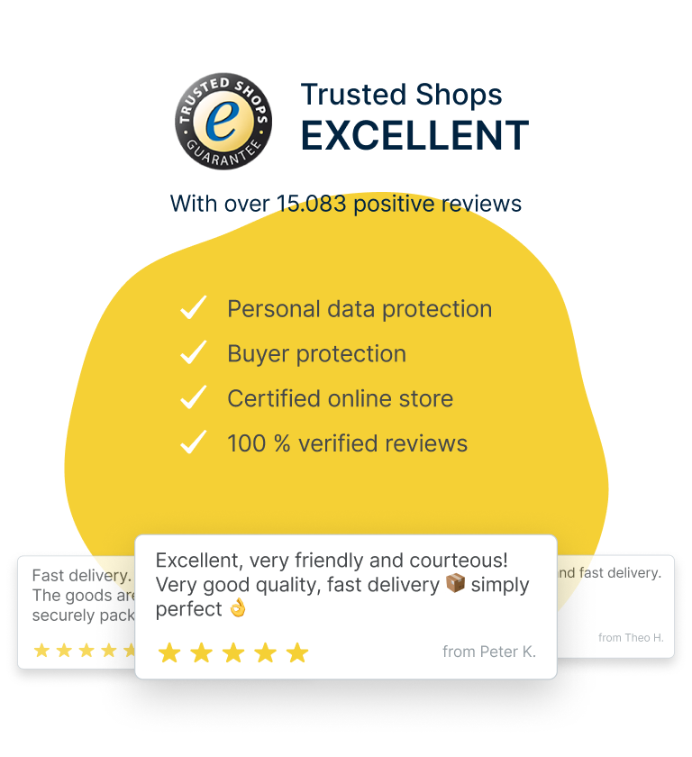 Trusted Shops: Sehr gute Bewertungen