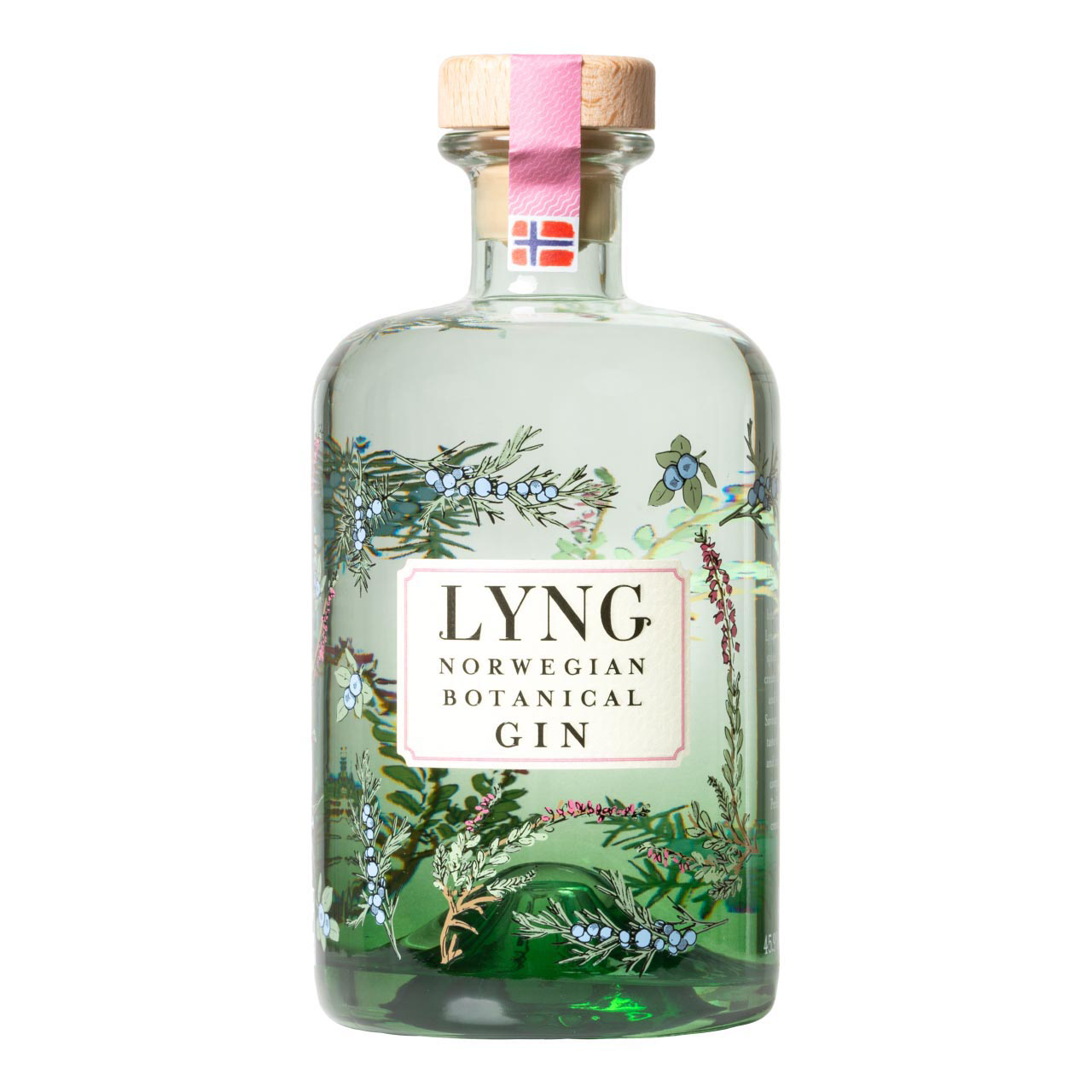 Lyng Botanical Norwegian Gin 45,9%vol. 0,5 Liter