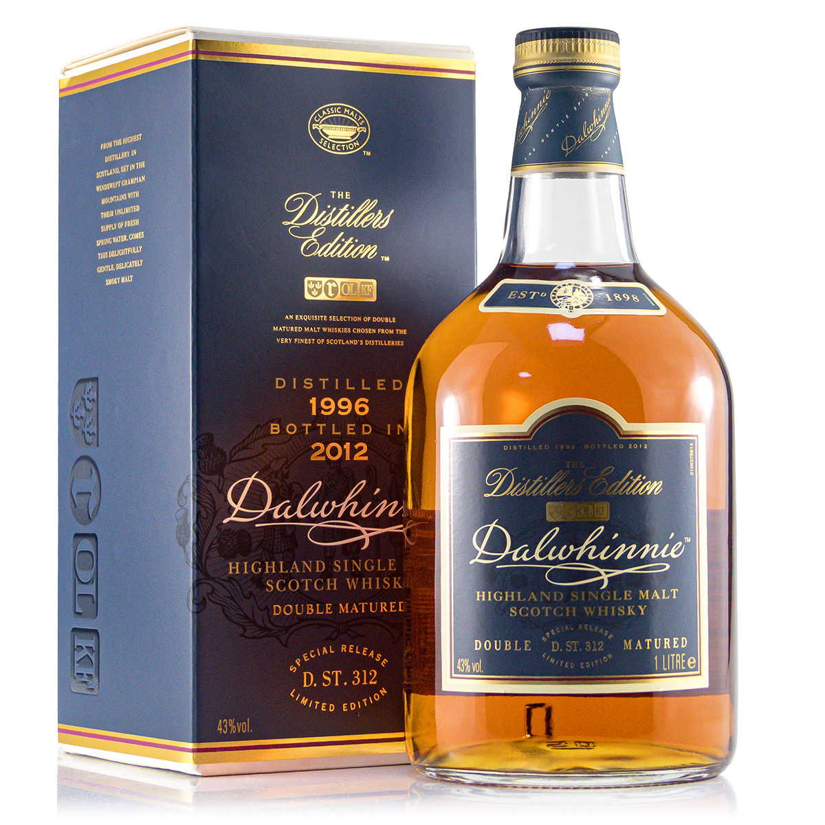 Dalwhinnie Distiller's Edition 1996-2012  43vol. 1 Liter