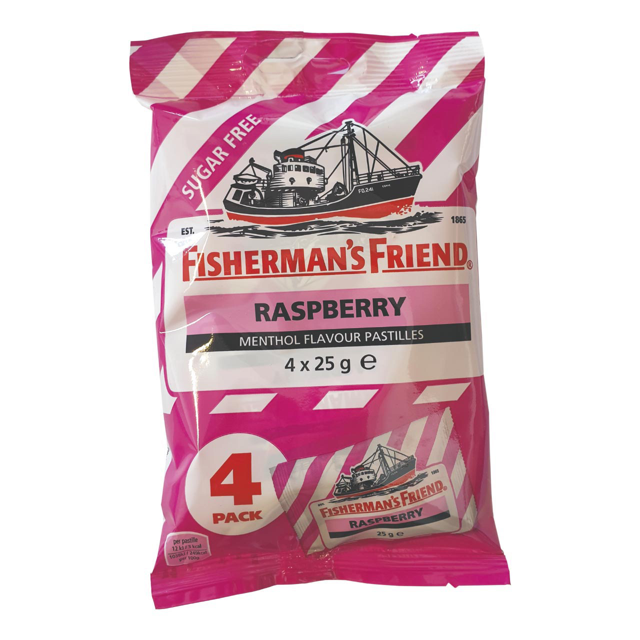 Fisherman's Friend Raspberrypastilles 4x25g Fisherman's Friend Raspberrypastilles 4x25g