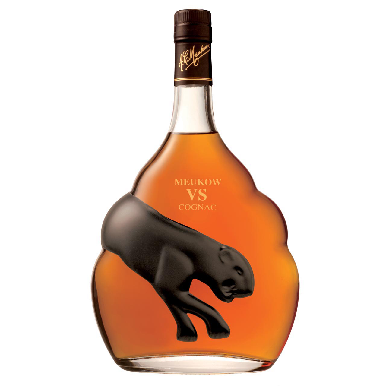 Meukow V.S. Black Panther Cognac 1 Liter 40%vol.