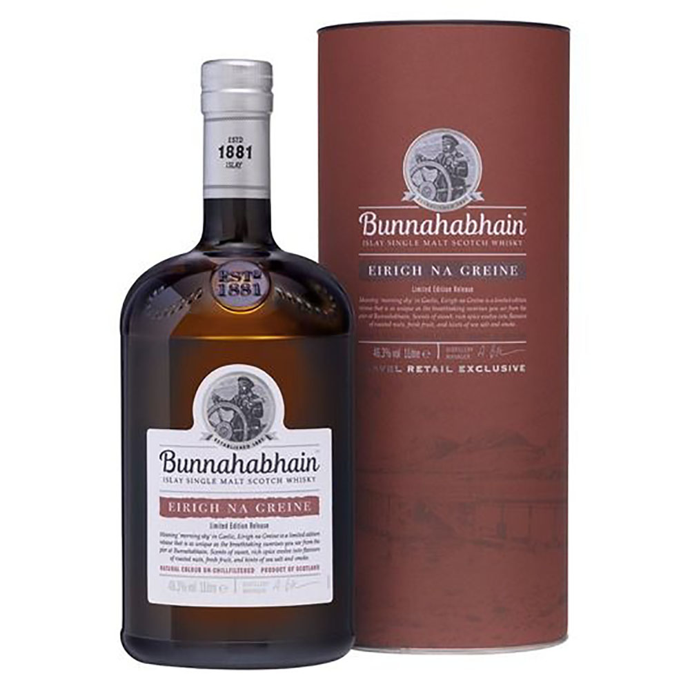Bunnahabhain Eirigh na Greine 1 liter 46.3% vol. Bunnahabhain Eirigh na Greine 1 liter 46.3% vol.