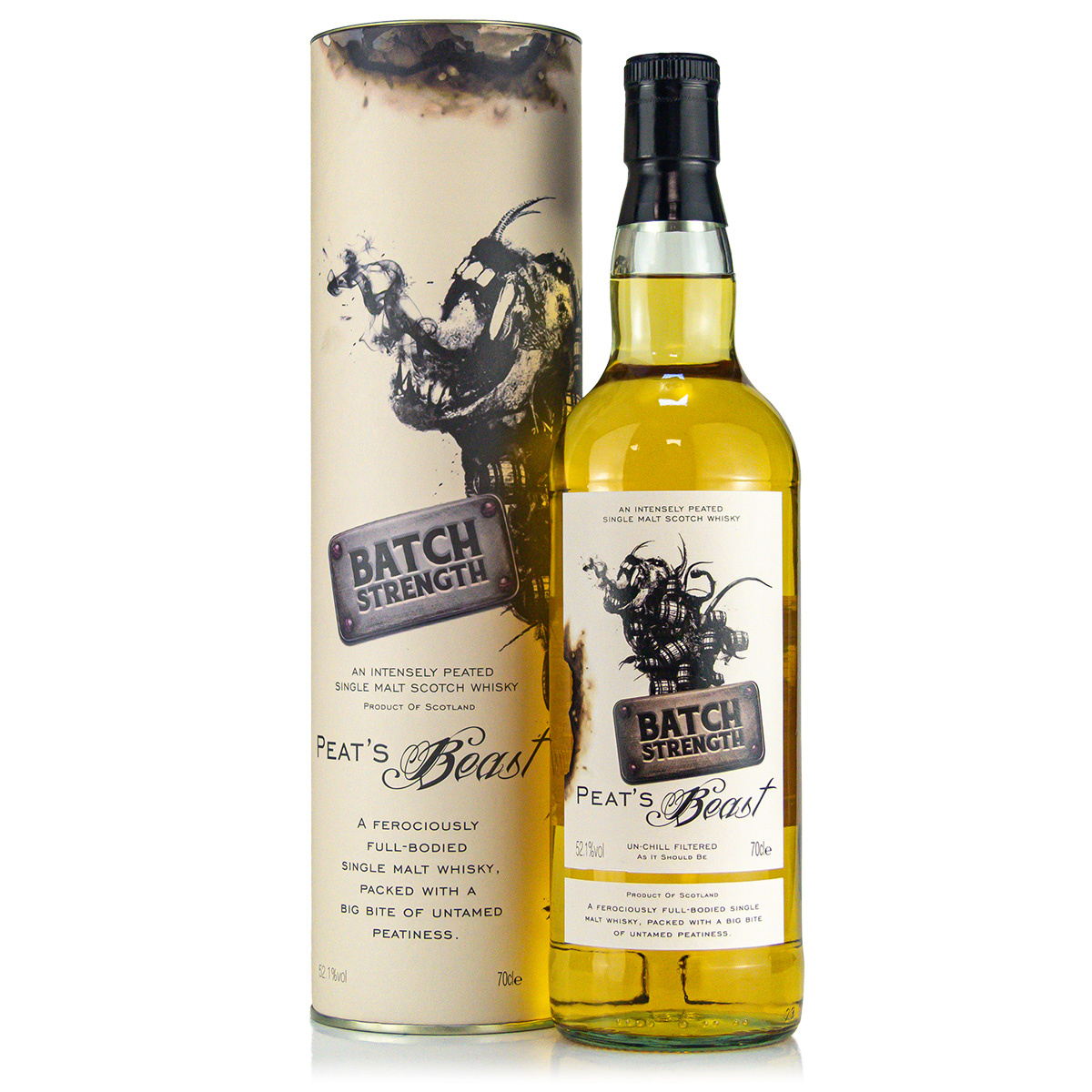 Peat's Beast Cask Strength Single Malt Scotch Whisky 52.1% 0.7 Litre