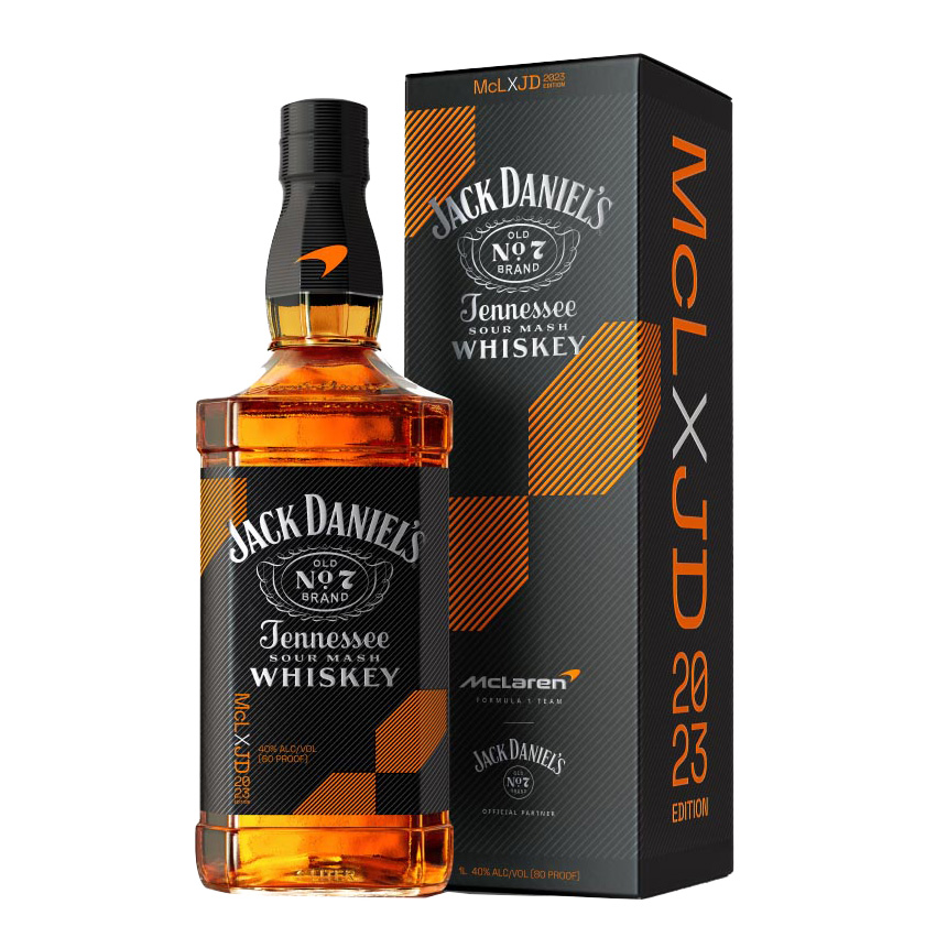 Jack Daniel's Mc Laren 2023 Edition 1 Liter 40%vol. Jack Daniel's Mc Laren 2023 Edition 1 Liter 40%vol.