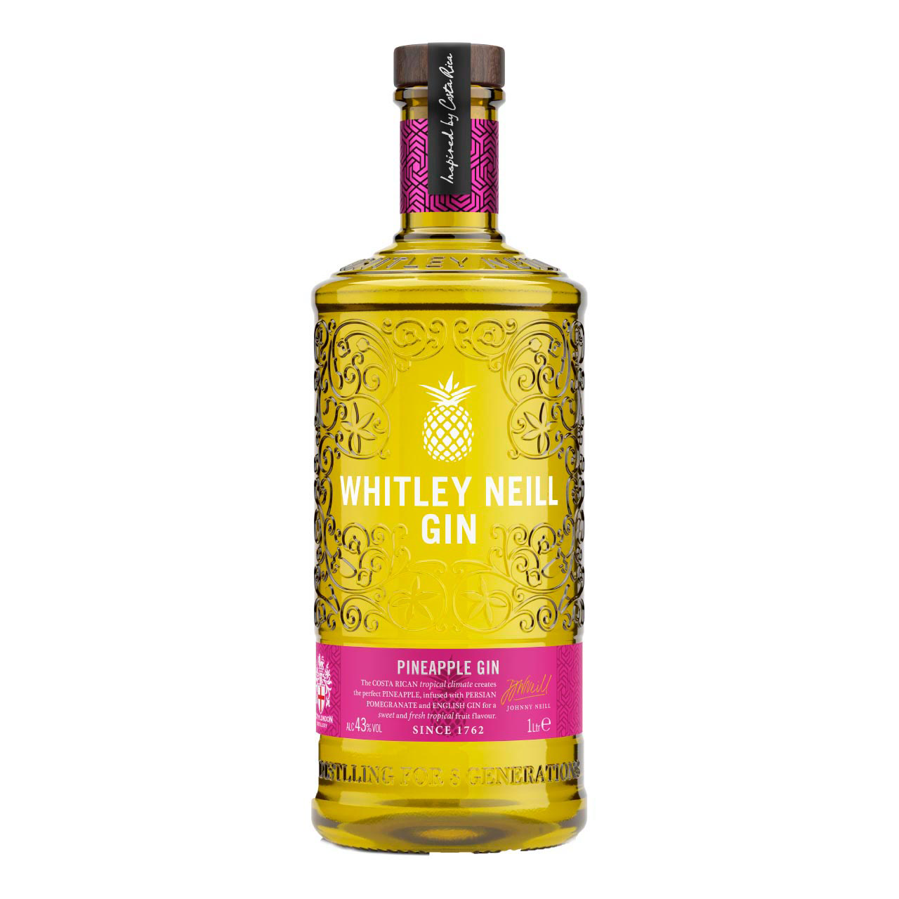 Whitley Neill Pineapple Gin 43%vol. 1 Liter Whitley Neill Pineapple Gin 43%vol. 1 Liter