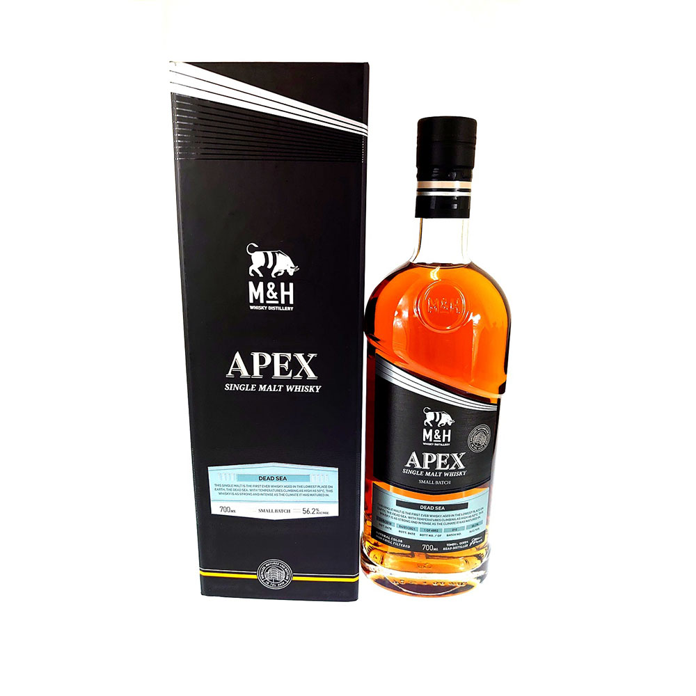 M&H Apex Dead Sea Cask Finish 56,2%vol. 0,7 Liter M&H Apex Dead Sea Cask Finish 56,2%vol. 0,7 Liter
