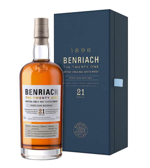 BenRiach 21 Jahre (Edition 2020) 46%vol. 0,7 Liter