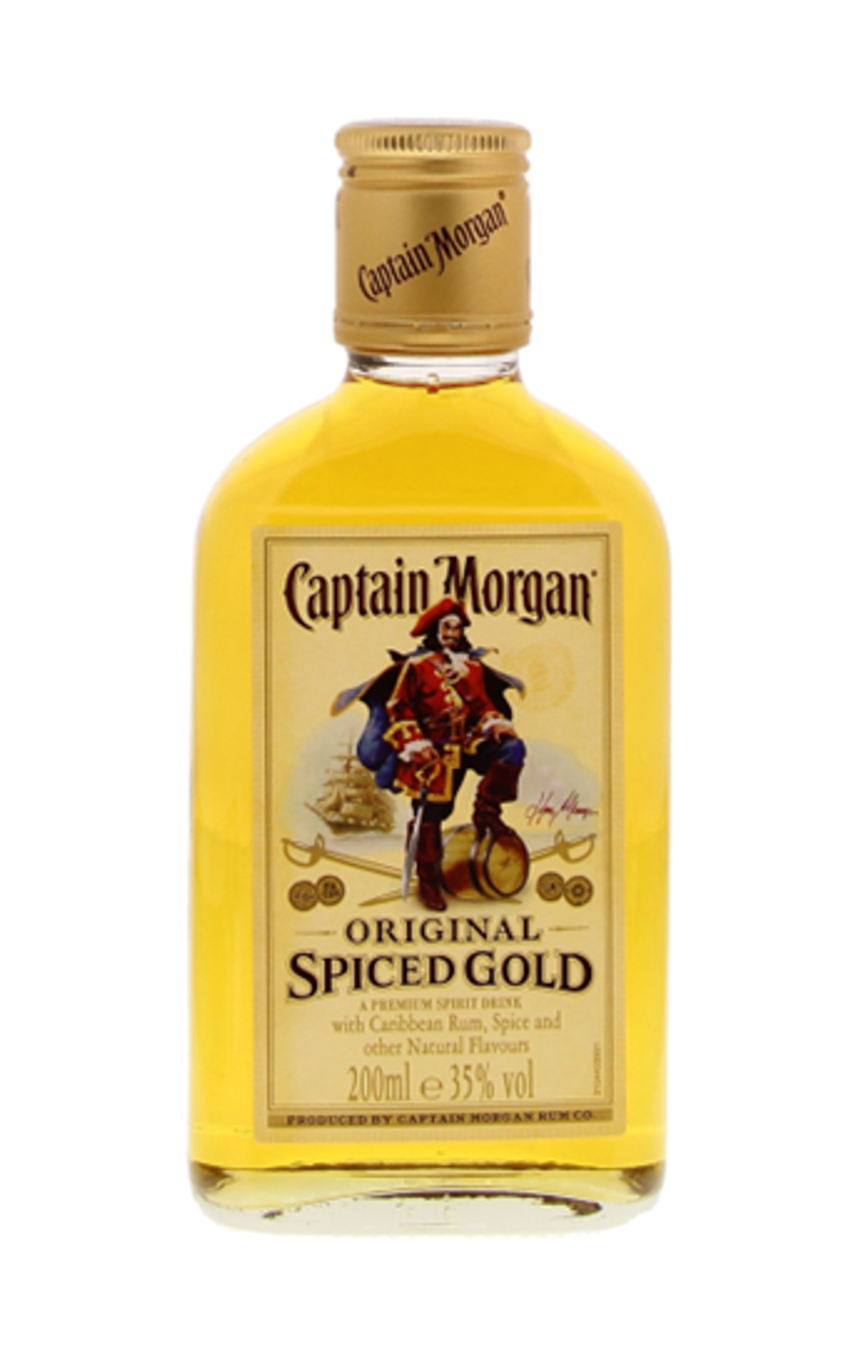 Spice Gold Captain Morgan Spiced Gold 0,2 Liter 35%vol.