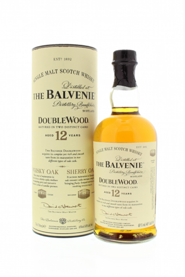 The Balvenie 12  Years Doublewood 40%vol.  0,7 Liter The Balvenie 12  Years Doublewood 40%vol.  0,7 Liter