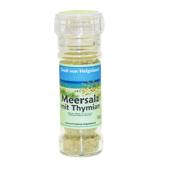 Spice mill sea salt and thyme 100g