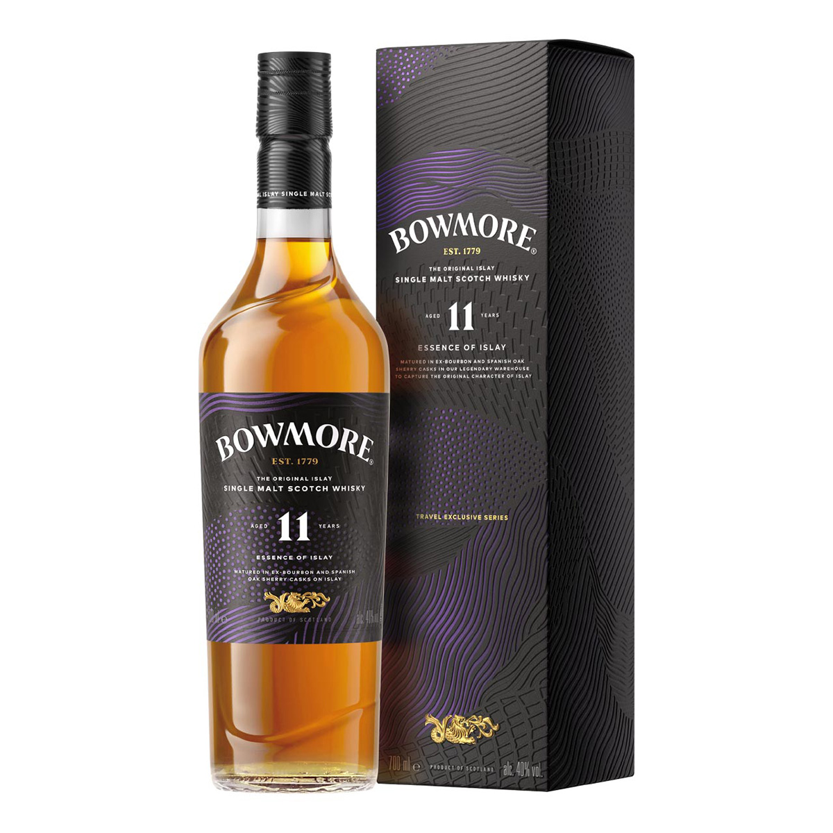 Bowmore 11 Years Islay Single Malt 40%vol.  0,7 Liter Bowmore 11 Years Islay Single Malt 40%vol.  0,7 Liter