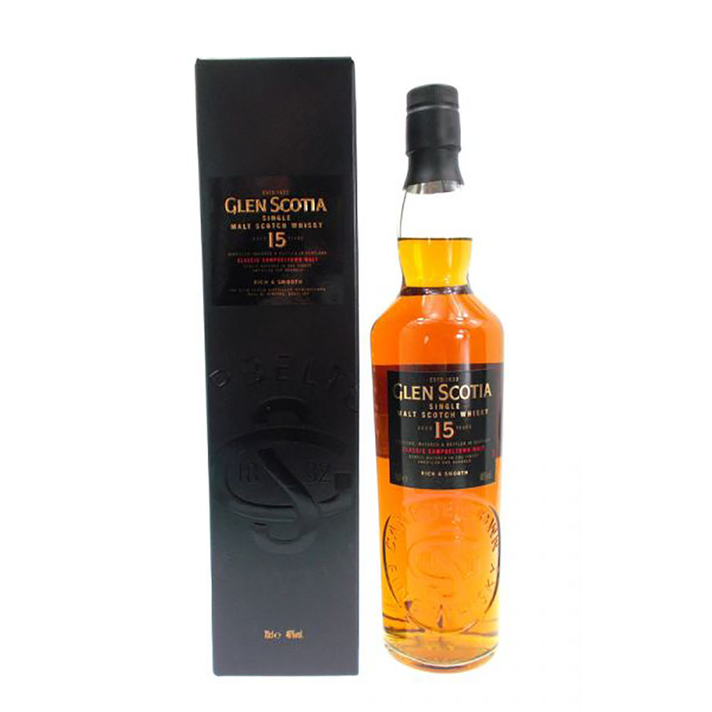 Glen Scotia 15 Years 0.7 liters 46% vol. Glen Scotia 15 Years 0.7 liters 46% vol.