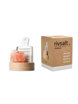 HIMALAYAN ROCK SALT | STAINLESS STEEL GRATER | OAK WOOD STAND HIMALAYAN ROCK SALT | STAINLESS STEEL GRATER | OAK WOOD STAND