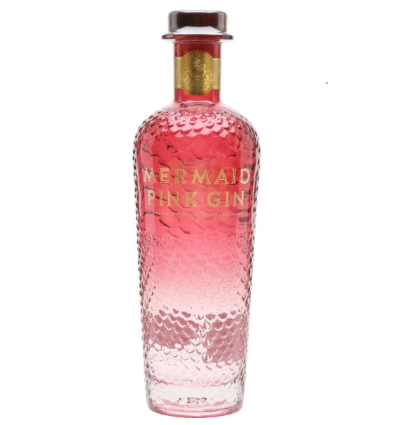 Mermaid Pink Gin 38%vol.  0,7 Liter