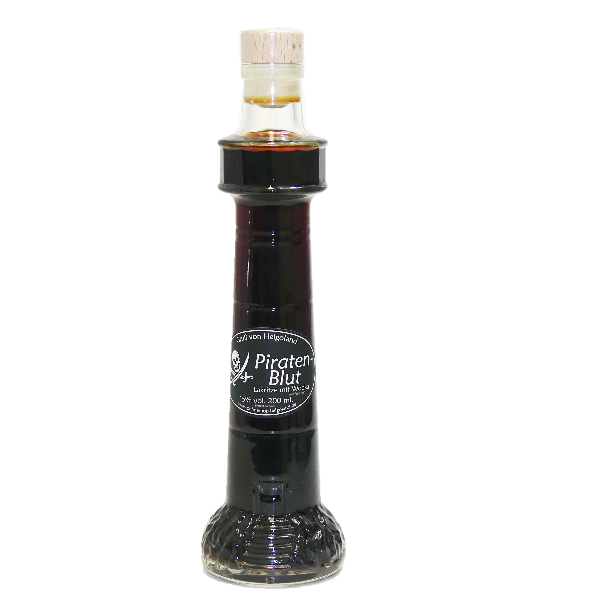Helgoländer "Piraten Blut" Liquorice-Vodka 200ml 15%vol. Helgoländer "Piraten Blut" Liquorice-Vodka 200ml 15%vol.
