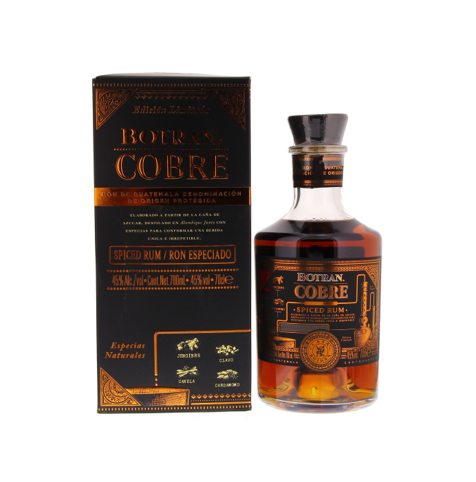 Ron Botran Cobre Spiced 45%vol. 0,7 Liter Ron Botran Cobre Spiced 45%vol. 0,7 Liter