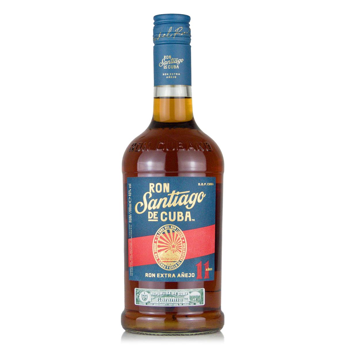 Santiago de Cuba Extra Anejo 11 years 0,7 Liter 40%vol.