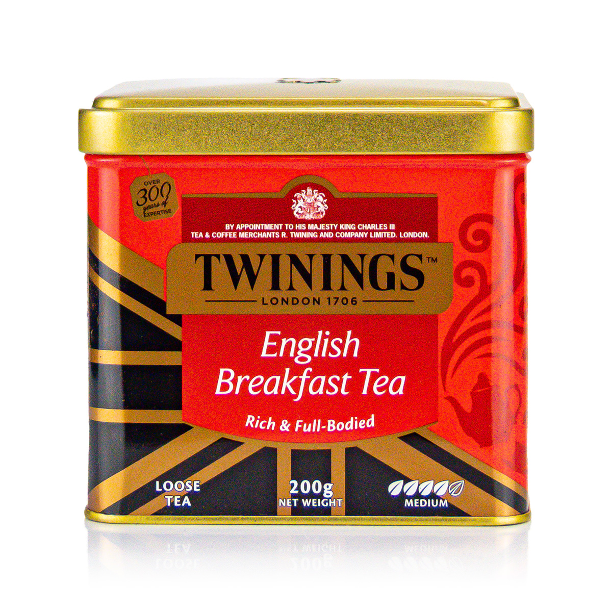 Twinings English Breakfast in Can 200g