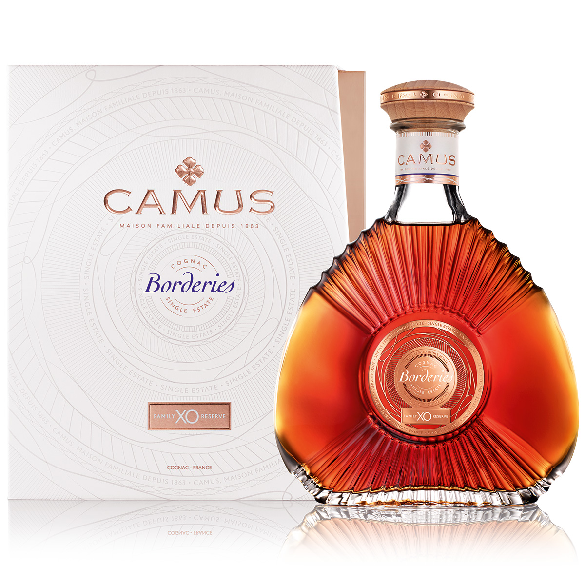 Camus X.O. Borderies Cognac Family Reserve 1 Liter 40%vol.