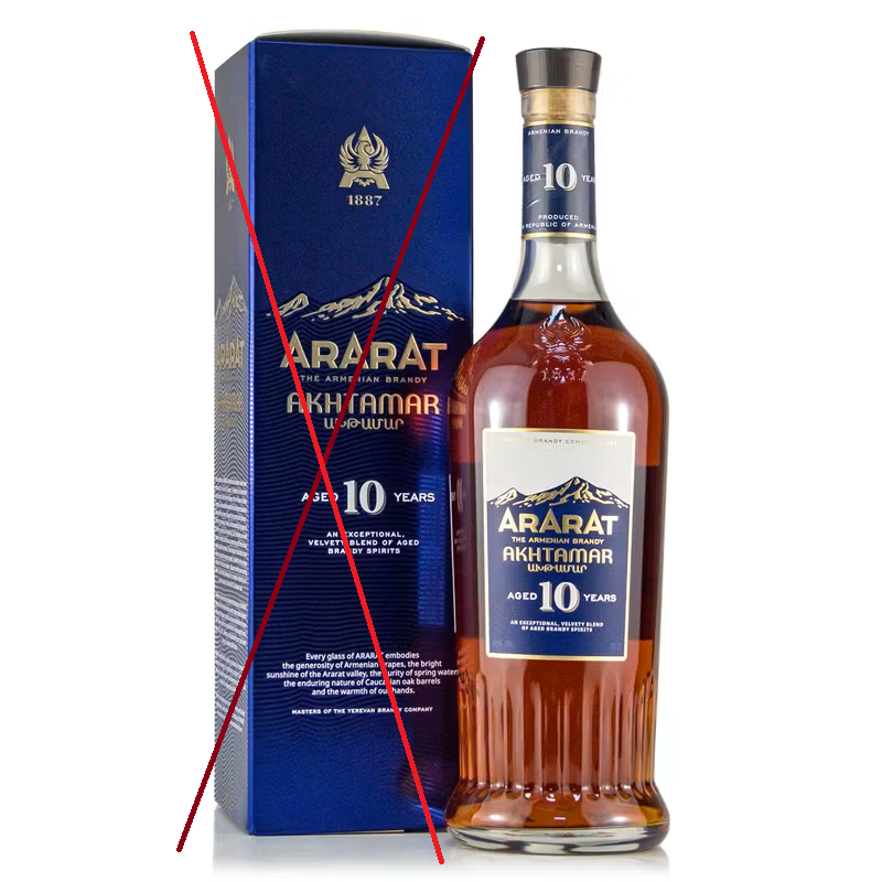 Ararat Akhtamar 10 Years Brandy 0,7 Liter 40%vol.