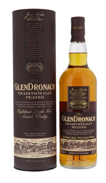 Glendronach Traditionally Peated 48%.  0,7 Liter
