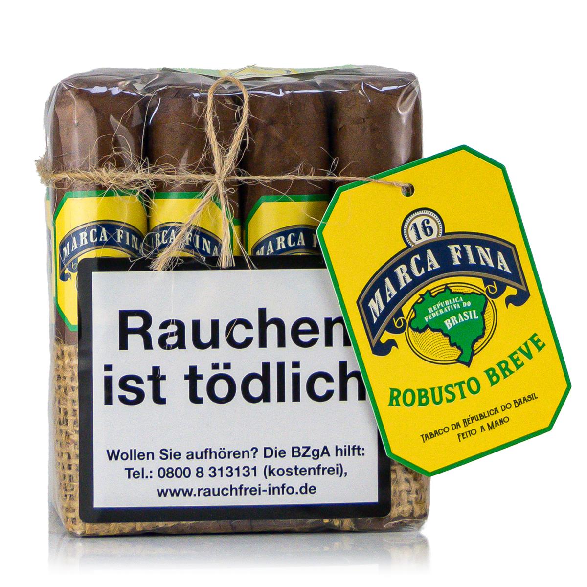 Marca Fina Brasil Robusto Breve 16er