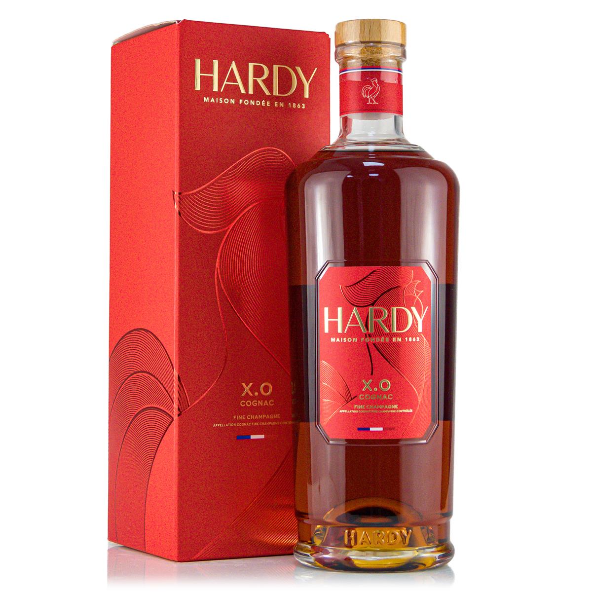 Hardy X.O. Cognac Fine Champagne 1 Liter 40%vol.