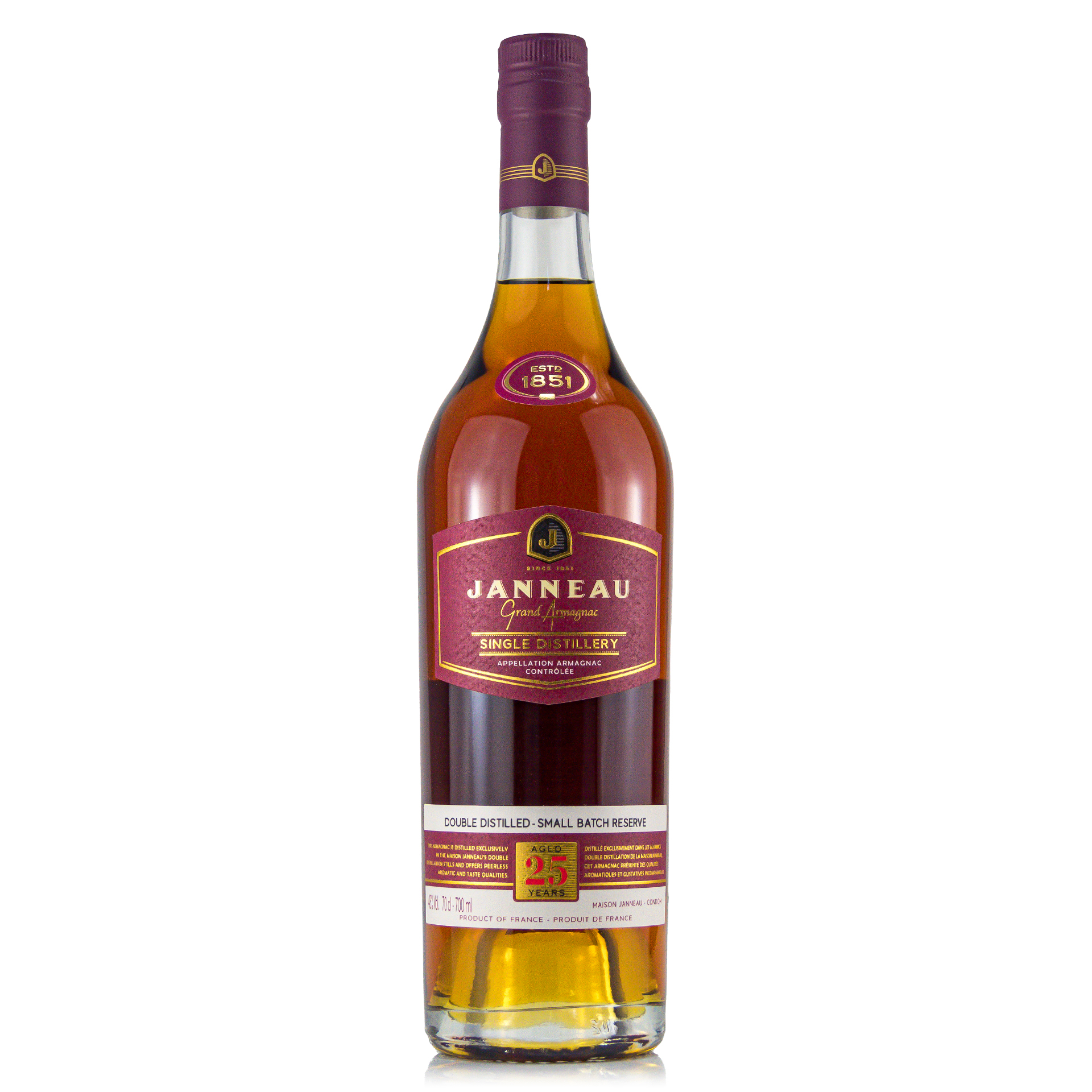 Janneau 25 Years Armanac 43%vol.  0,7 Liter Janneau 25 Years Armanac 43%vol.  0,7 Liter