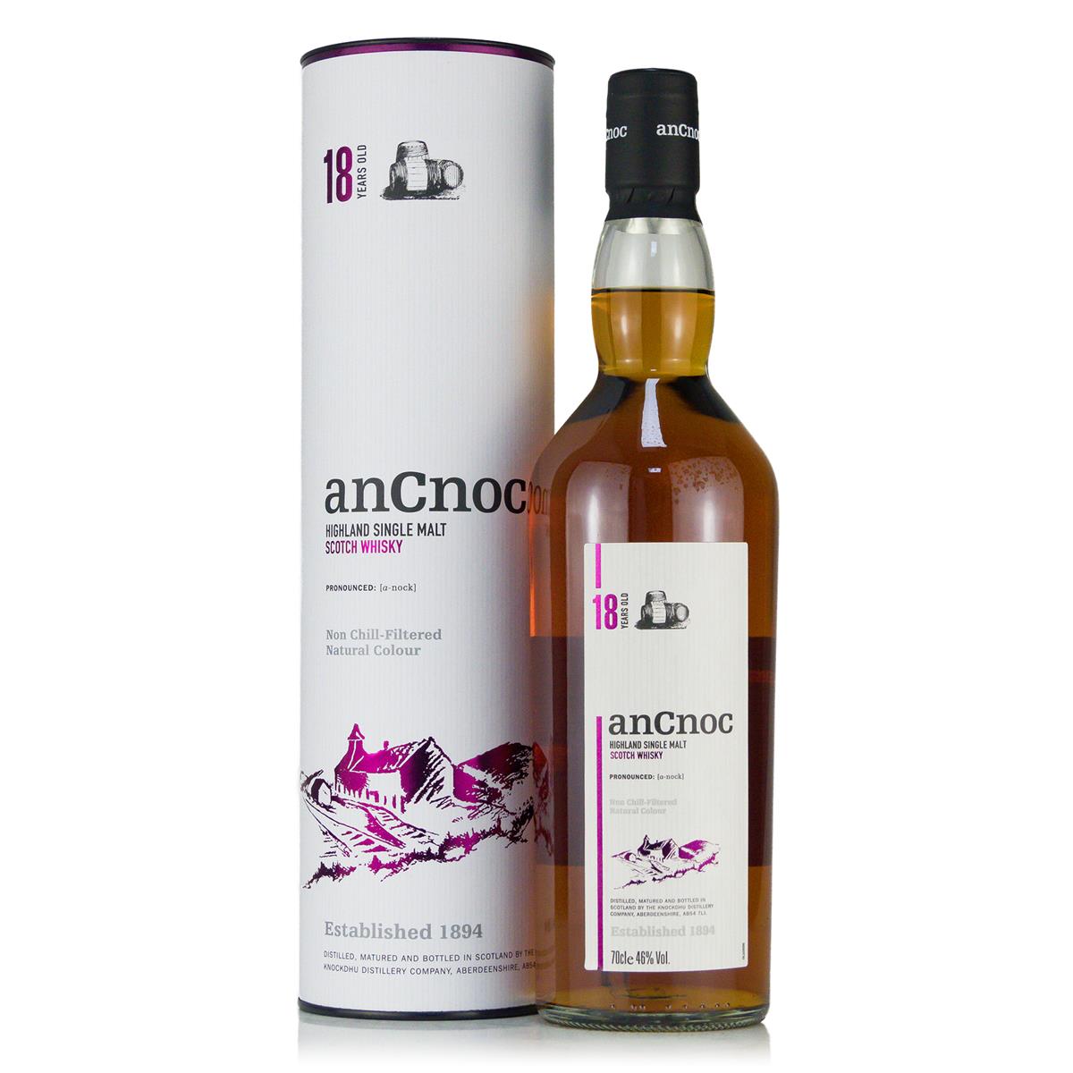 AnCnoc 18 Years Single Malt 46%vol. 0,7 Liter AnCnoc 18 Years Single Malt 46%vol. 0,7 Liter
