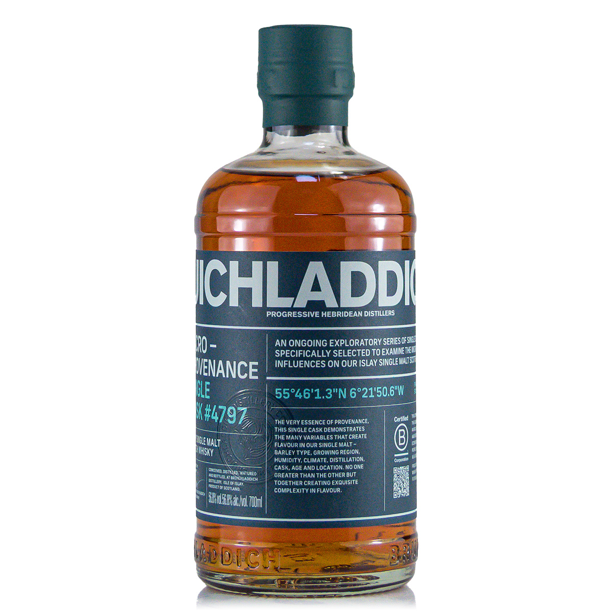 Bruichladdich Micro Provenance 12 Years 56.8%vol. 0.7Liter