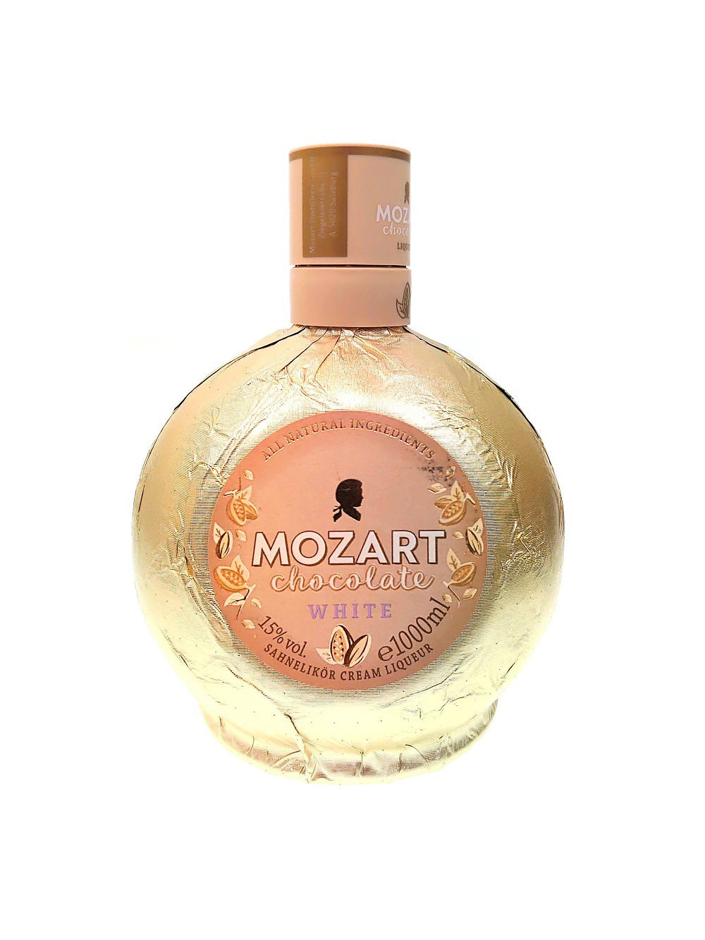 Mozart White Chocolate Vanilla Cream 1 Liter 15%vol. Mozart White Chocolate Vanilla Cream 1 Liter 15%vol.