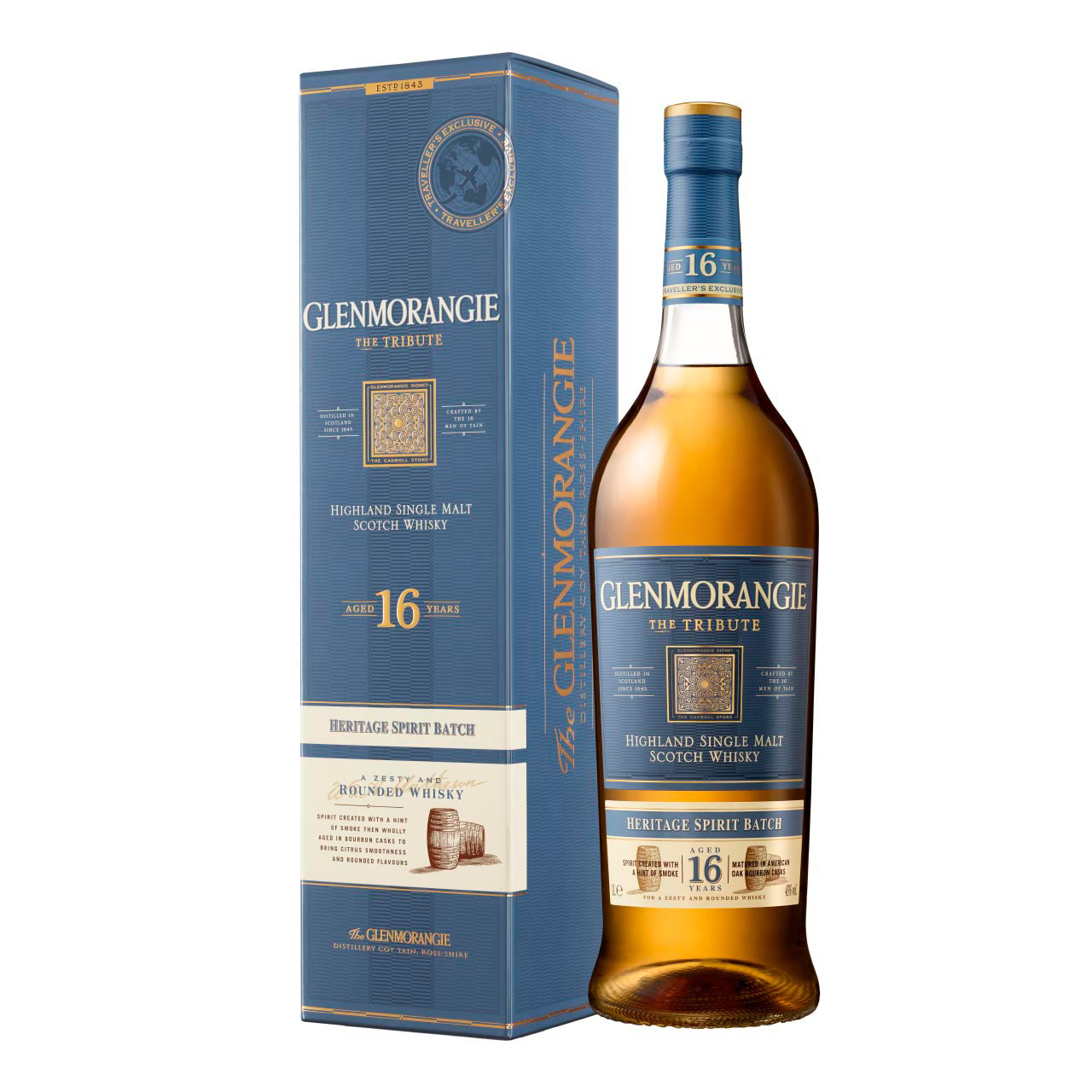 Glenmorangie The Tribute 16 Years 1 Liter 43% vol. Glenmorangie The Tribute 16 Years 1 Liter 43% vol.