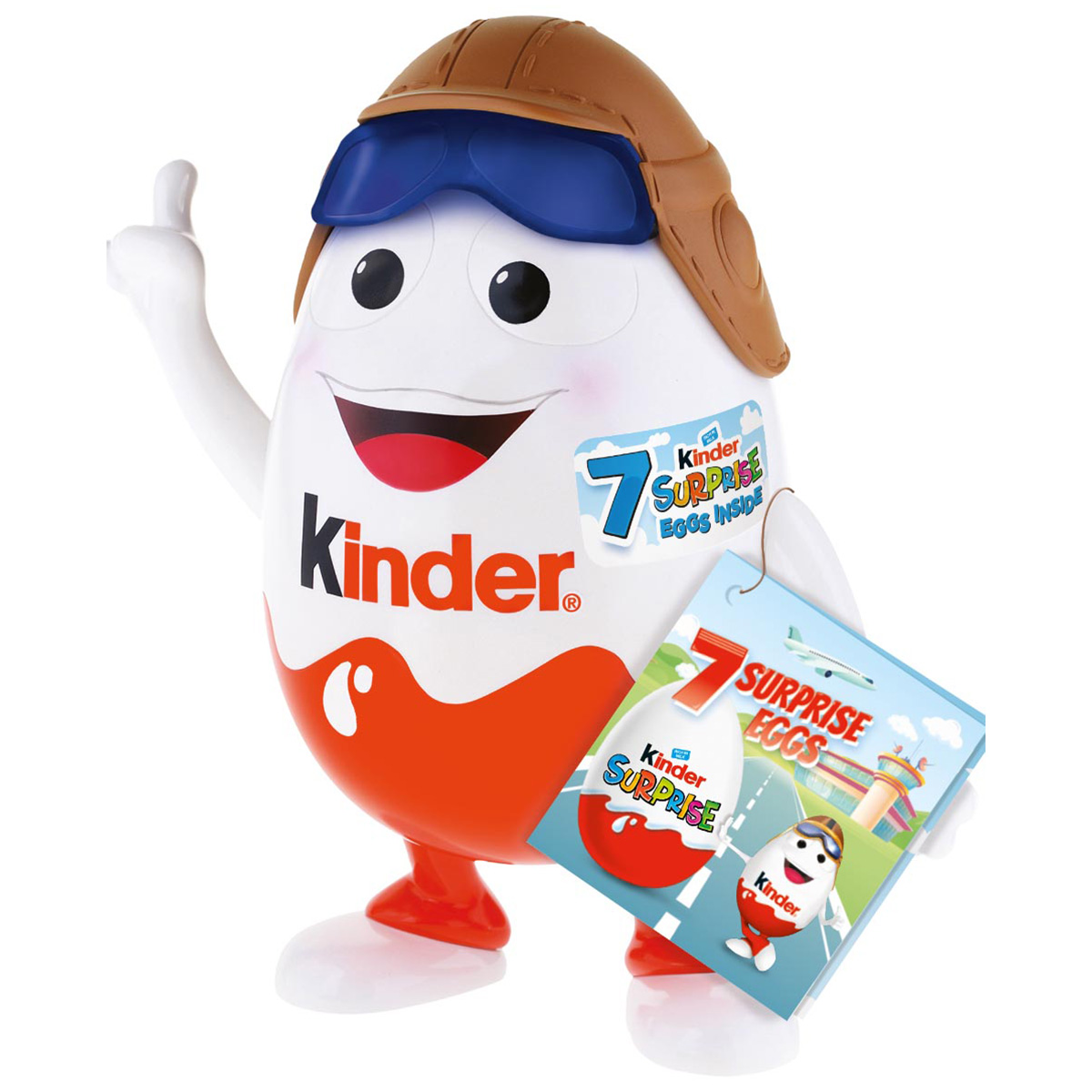 Kinder Surprise Mascot filled with 7 surprise eggs, 140g