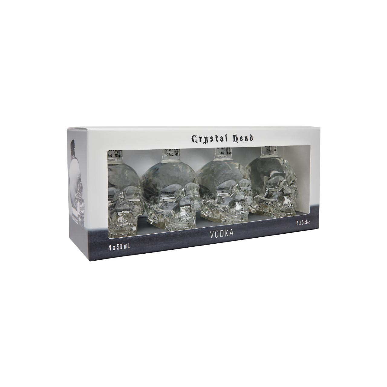 Crystal Head Vodka Miniatur 4x 0,05 Liter 40%vol. Crystal Head Vodka Miniatur 4x 0,05 Liter 40%vol.