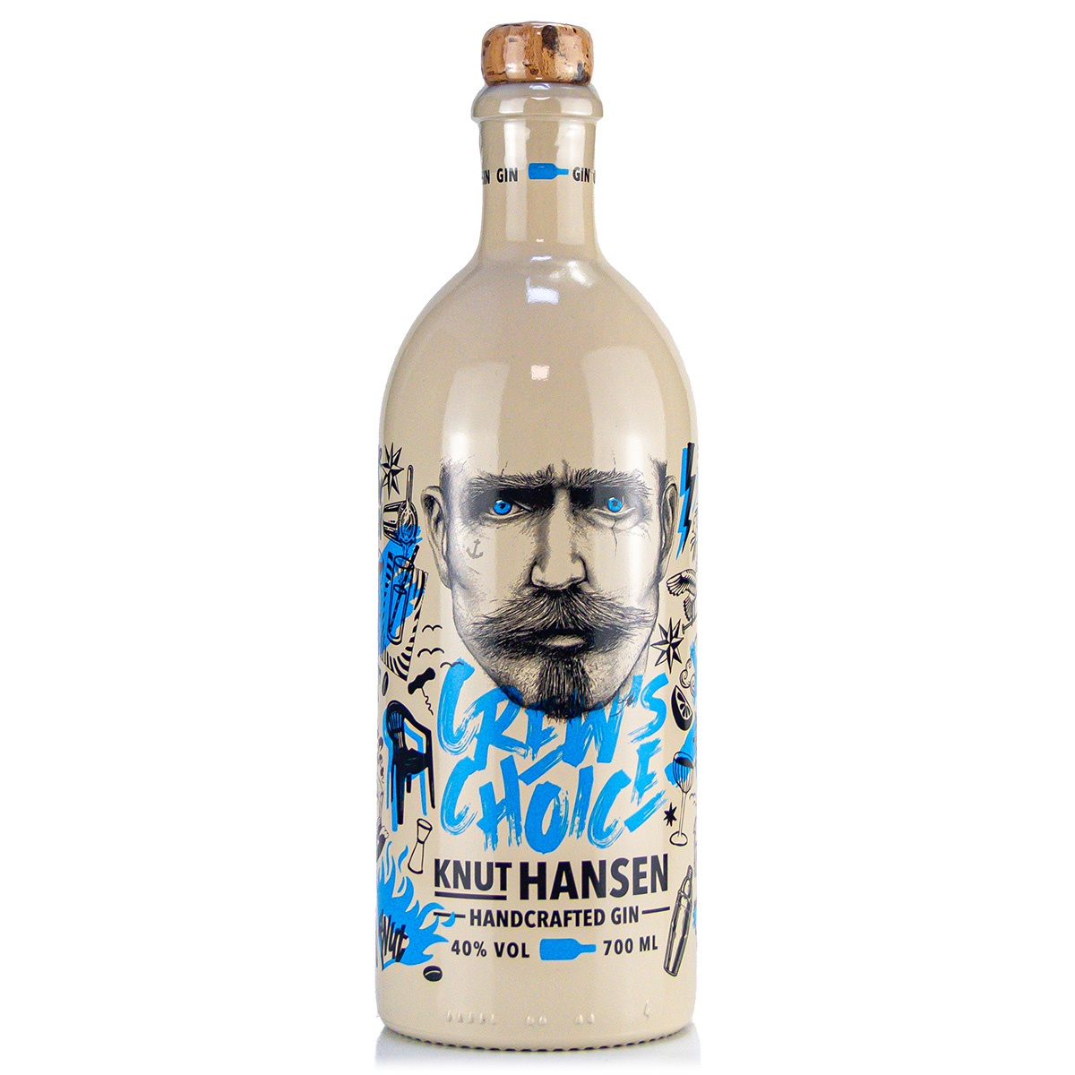 Knut Hansen Crews Choice Gin  40%vol. 0,7 Liter