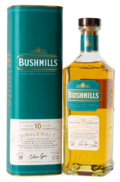 Bushmills 10 year old single malt 0.7 liters 40% vol.